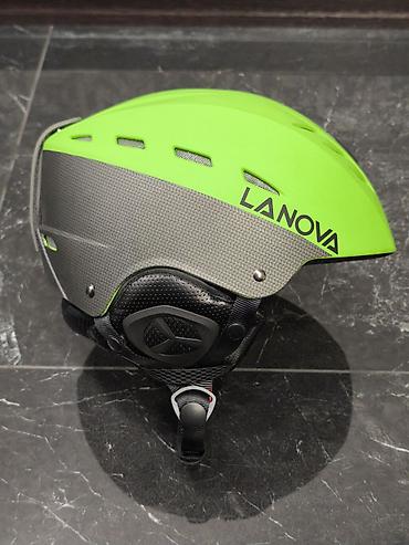 лыжный: Новый горнолыжный шлем LANOVA, размер М 55-58см — 1