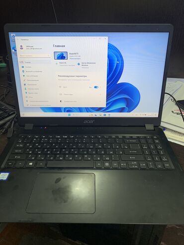 компютер: Ноутбук, Acer, 8 ГБ ОЭТ, Intel Core i3, Колдонулган, Жумуш, окуу үчүн