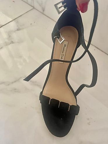 Basanoşka və səndəllər: Massimo Dutti, Ölçü: 38, rəng - Qara, İşlənmiş — 2