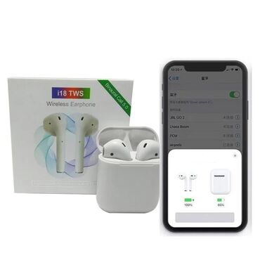 xiaomi redmi note 6: Yeni Airpods i18 ag rengde ses effektli gozel gorunuslu Korogluya