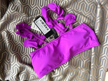 primark купальники: Раздельный купальник, Мягкая чашка, С рюшами, XS (EU 34)