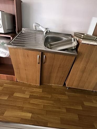Эмерек гарнитурлары: Отдам даром заберите кому надо Кухонный модуль с мойкой и тумбами - — 1