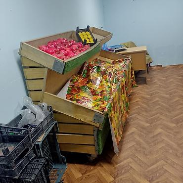 Оборудование для магазинов: Tərəvəz və meyvə stendi – mağaza/supermarket üçün - Material: taxta — 2