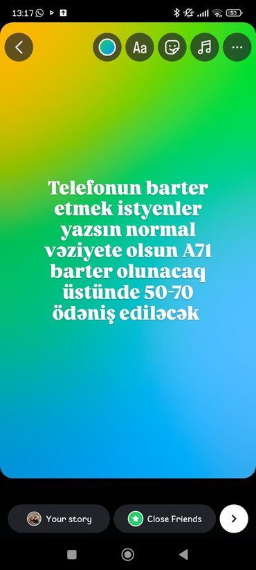 İnformatika: Samsung Galaxy A71, rəng - Qara