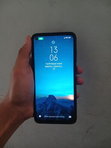 dubay telefon: Xiaomi Redmi Note 9, 64 ГБ, цвет - Синий, 
 Отпечаток пальца