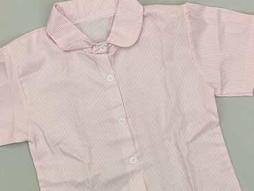 koszule marconi: Shirt 5-6 years, condition - Perfect, pattern - Striped, color - Pink