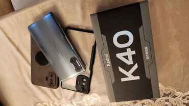 Xiaomi: Xiaomi Redmi K40, rəng - Boz, 
 İki sim kartlı