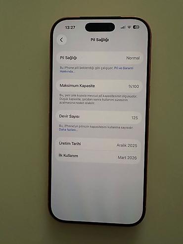 apple ikinci el: IPhone 17 Pro, 256 GB, Narıncı, Face ID — 4