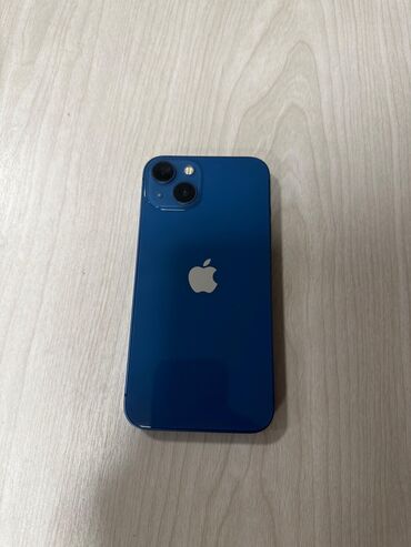 13: IPhone 13, 128 GB, Mavi, Barmaq izi, Simsiz şarj, Face ID