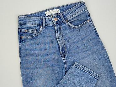 jeansy straight pull and bear: Stradivarius, Jeansy damskie, rozmiar S — 1