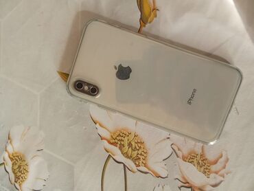 IPhone X, 64 ГБ, Белый, Беспроводная зарядка, Гарантия