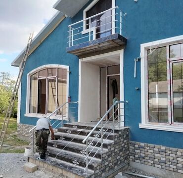 Pilləkən məhəccərləri: Yeni Pilləkən məhəccəri, Paslanmaz polad, Pulsuz çatdırılma — 4