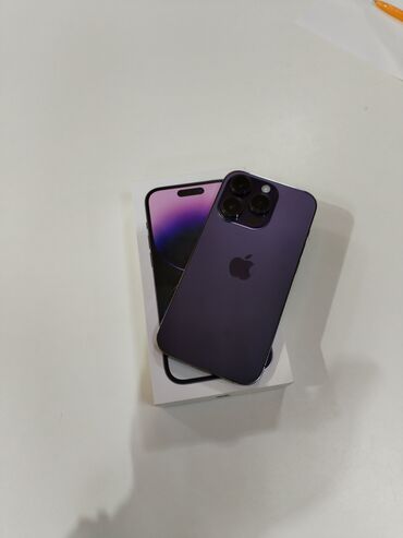 iphone 16e qiymet: IPhone 14 Pro, 128 GB, Deep Purple, Face ID
