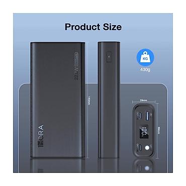 Powerbanklar: №: 17312 Məhsulun adı: 1HORA Power Bank 20000mAh 22.5W GAR158 Black — 2