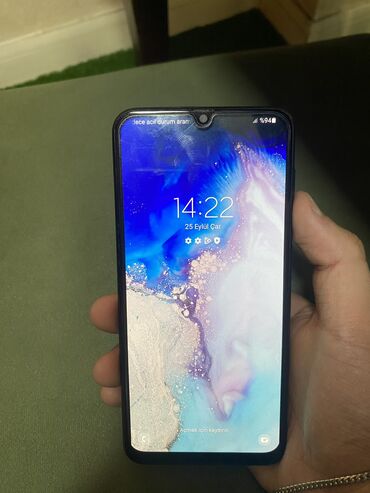 galaxy a6: Samsung Galaxy A50, 64 GB, rəng - Göy, Barmaq izi, İki sim kartlı