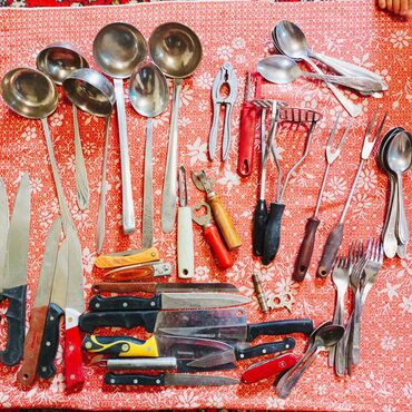 скрутка для ножей: Продаётся кухонный набор из нержавейки Ссср в идеальном