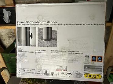 Suncobrani, tende i paviljoni: Granitno postolje za suncobran – Belavi - Masivna kvadratna baza od — 9