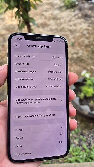 Apple iPhone: IPhone 12 Pro, Б/у, 128 ГБ, Pacific Blue, Защитное стекло, Чехол, 68 % — 5