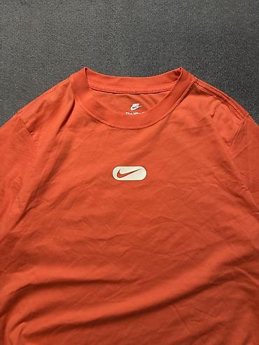 oversize tshirt: Futbolka, Nike, M, rəng - Narıncı — 2