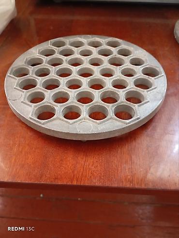 Alüminium pelmeni qəlibləri - Material: qalın tökmə alüminium -