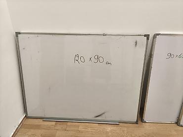 lohve: Maqnitli marker taxtaları Ölçülər: - 120 x 90 sm - 90 x 60 sm (2 — 3