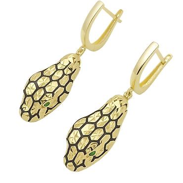 Серьги: Серьги, Проба 585, Без вставки, Жемчуг, Опал, Женские, Ручная работа, Парный набор, Винтажный стиль, Новый — 8