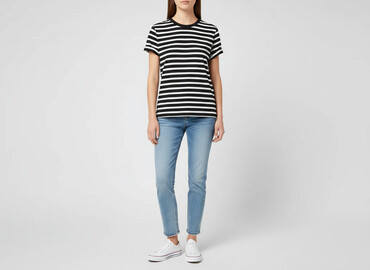 długie koszulki damskie h m: H&M, Women`s T-shirt, size S