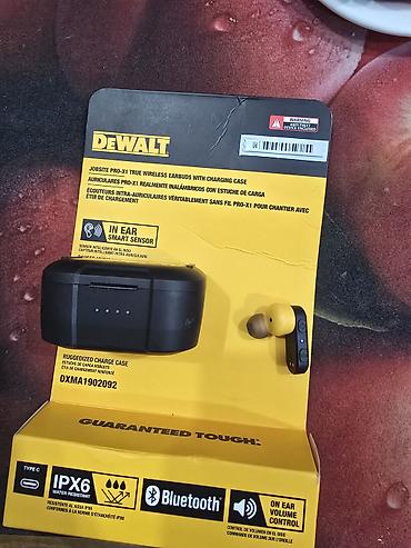 Аудиотехника: Наушники DeWalt Jobsite PRO‑X1 True Wireless с зарядным кейсом - — 3