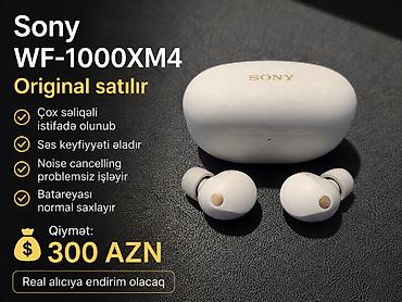 bluetooth usb: Sony WF-1000XM4 simsiz qulaqlıq — orijinal model - Səs keyfiyyəti — 1