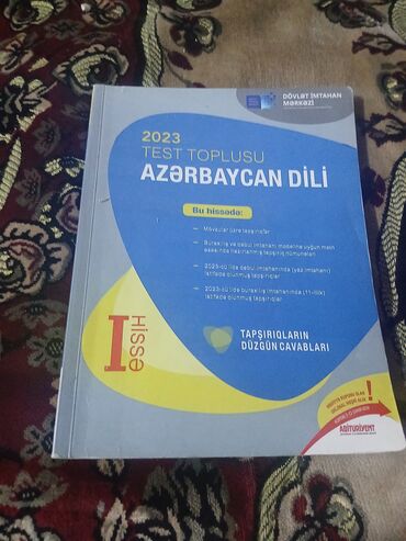 Azərbaycan dili Testlər 11-ci sinif, 1-ci hissə, 2023 il