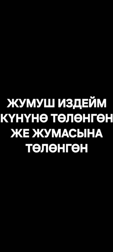 жумуш издейм бишкек 2019: Ассаламу алейкум! Атым Рустам Жашым 42 Күнүнө төлөнгөн жумуш