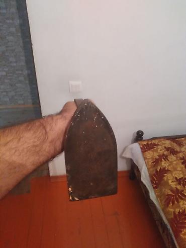 antik pullar: Antik döküm ütü (kömür/odla qızdırılan tip) - Material: tam metal — 4