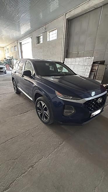 домики для кроликов: Hyundai Santa Fe, темно-синий кроссовер 2019 2.4 бензин 4вд состояние — 1
