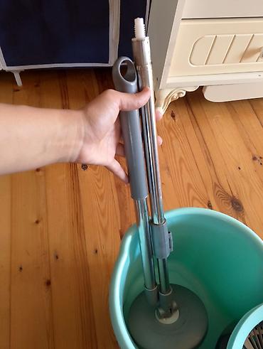 pol silen mop: Spin Mop – Başlıqlı Döner Mop dəsti - Model: Spin Mop (Rotating Head — 4