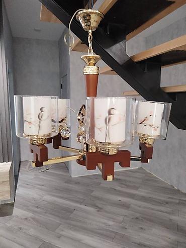 samdanlar: Çılçıraq, 5 lampa, Şüşə — 1