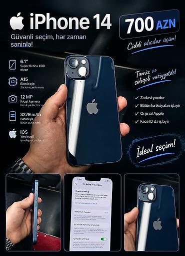 IPhone 14, Göy, Face ID