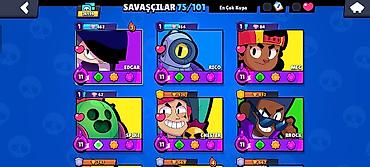 əti: Brawl Stars hesabı – yüksək inkişaf etmiş profil - Kupa yolu: 26,599 — 2