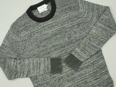 bluzy ze śmiesznym napisem: Calvin Klein, Sweter for men, size S (EU 36)