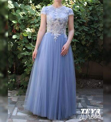 Вечерние платья: Вечернее платье, А-силуэт, Длинная модель, Без рукавов, Стандарт — 10