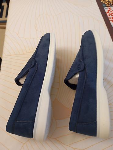 синие мужские мокасины: Məhsul: Kişi loafers ayaqqabısı - Rəng: Tünd göy (navy) - Üst — 2