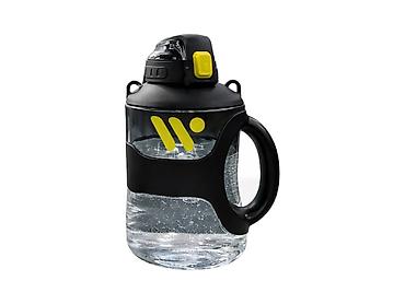 icki qiymetleri: №: 8118 Məhsulun adı: İdman üçün su butulkası 99355416, qara, 2.2 l — 2