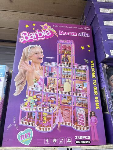 барби игрушки: Игрушка Барби dream villa для девочек, высота 124 см