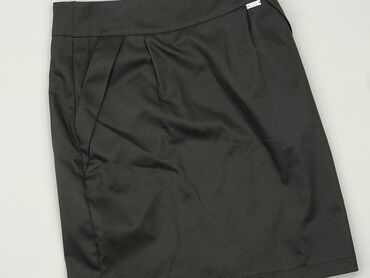 czarne prosta spódnice: Skirt, S (EU 36), condition - Very good