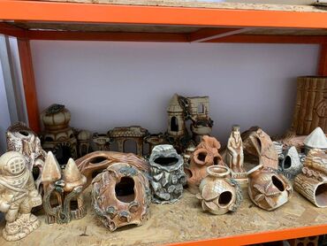 Зоотовары: Продаю керамические декорации для аквариума
