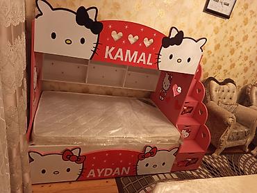 dəst mebel: Oğlan və qız üçün, Yeni, Çarpayı, Matras ilə, Siyirməli, Laminat — 1