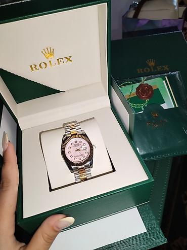 takema saat: Yeni, Qol saatı, Rolex, rəng - Çəhrayı — 1