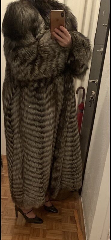 Krzneni kaputi: XL, Sa postavom, bоја - Šareno — 8