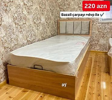 dvp: *Tək nəfərlik çarpayı* – *220 AZN* Matras hədiyyə🎁 DVP daxil✔️ Bazalı — 1