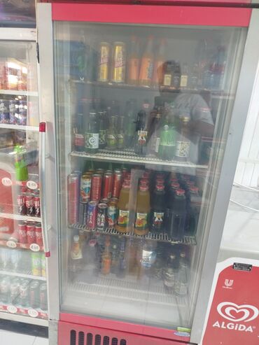bar vitrin: 80 sm kola soyuducu Soyuduculu içkilər vitrini – müxtəlif markaların