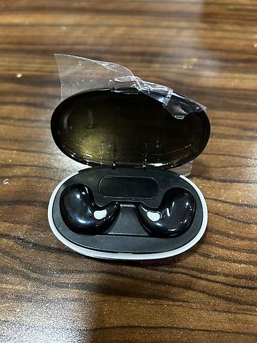 qas alan aparat: Bluetooth simsiz qulaqlıq dəsti - Dizayn: Qara, kompakt kapsul — 1